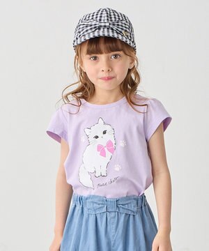  【水で色が変わる】接触冷感 しろくま ミラクルプリント Tシャツ