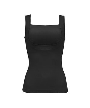  【BRADELIS NewYork peace】すっきり楽ちん綿混ブラキャミ 幅広いバストサイズにフィットするノンワイヤー補整下着