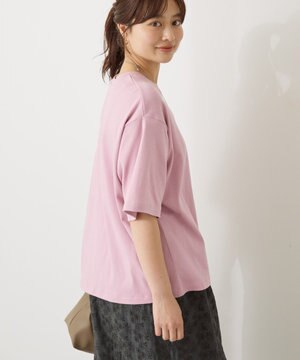  【接触冷感】スムースルーズクルーネックＴシャツ