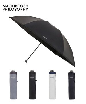【フワクール生地使用/軽量】MACKINTOSH PHILOSOPHY 遮光 晴雨兼用 折りたたみ日傘 グログラン