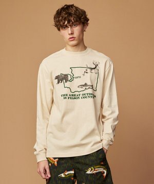  【FILSON】LONG SLEEVE PLONEER GRAPHIC T SHIRT