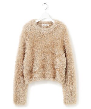  【GOLD LABEL】メタリックファーモール ニット