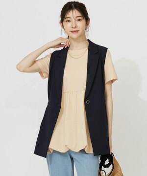  【UVカット・接触冷感・吸水速乾】スマートビューティストレッチ  ジレ