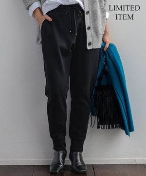  【Lサイズ限定】ヴィスコースストレッチ ジョグ パンツ