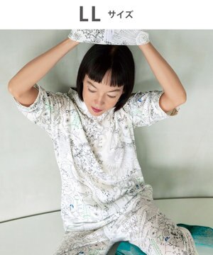  ツモリチサト パジャマ 綿100%(本体) 天竺素材 7分袖 長袖 8分丈 レディース UDT216 /ワコール