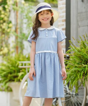 【150-160㎝】サッカーストライプ ワンピース