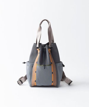  【2WAY】ポケットメッシュトート / リュック