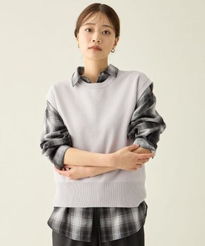  フレンチスリーブニット