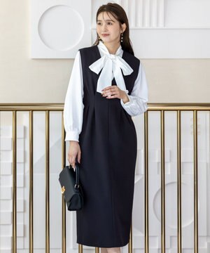  【優木まおみさんコラボ】秒映えセレモニー ブラウス × ジャンパースカート