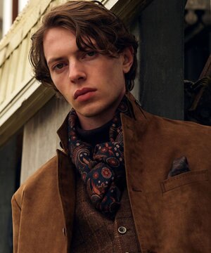  【イタリア製】マルチペイズリー ストール