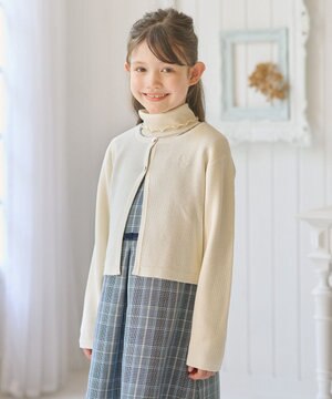  【150-160㎝】クラシカルニット ジャケット
