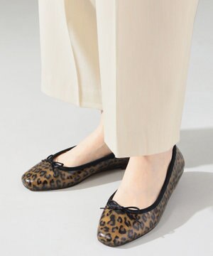 〈TEMPARATE〉　レインシューズ EMMA PRINT(LEOPARD)