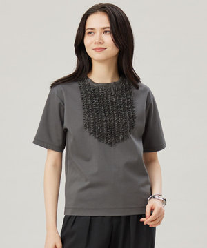 【接触冷感・UVカット・洗える】ベビーフリル Tシャツ