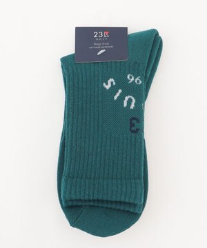  【MEN】バックロゴ ハーフソックス