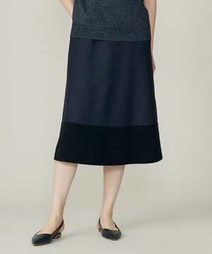 モールブロッキングニット スカート