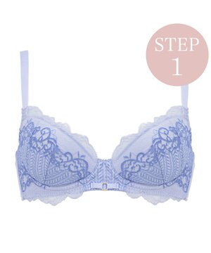  【BRADELIS New York】ジャスミンステップ１ブラ23S1 しっかりバストを集めてナチュラルなシルエットを作る補整ブラ