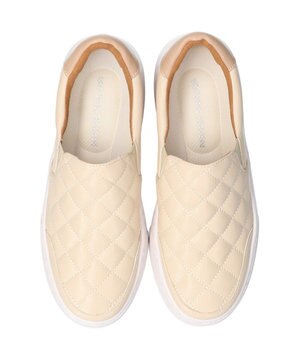  【PARADIS COULEUR】キルティング軽量スリッポンスニーカー