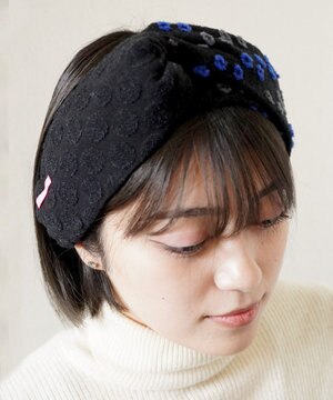  ジャガード織 ヘアバンド