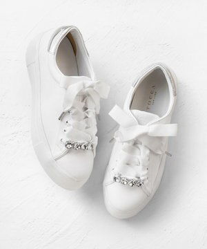  【軽量・抗菌消臭・ビジュー取り外し可】BIJOUX SNEAKERS スニーカー