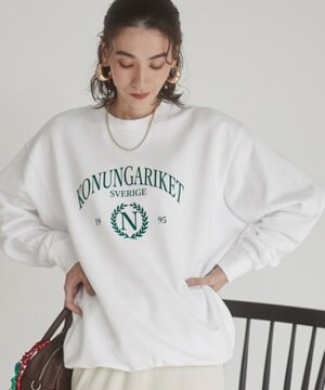  【ANGIE VINTAGE】カレッジロゴスウェット