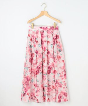  【先行予約・Flower Collection】ブーケフラワープリント スカート