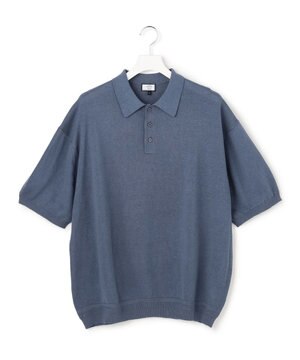  【UNISEX】ベーシック ニットポロシャツ