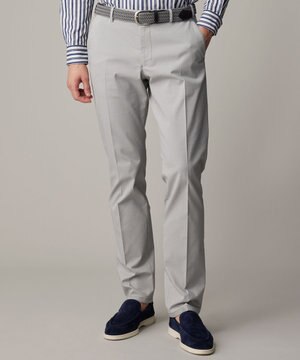  【ウエストも伸びる!/ジャパンファブリック】シャンブレードビーストレッチ パンツ