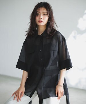  シアー サファリシャツ