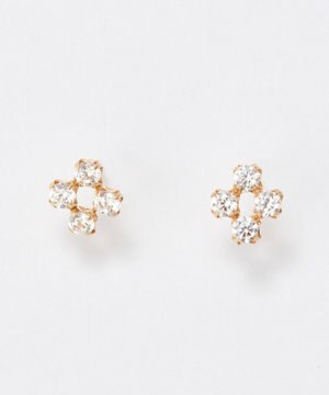  【K10】スウィートフラワービジューピアス/BOX＆ショッパーつき