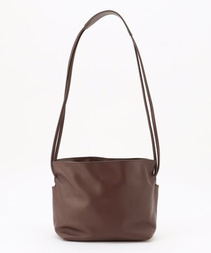 レザー巾着 ショルダーバッグ