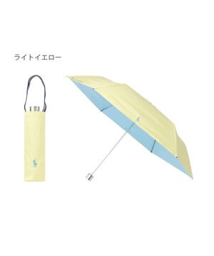  【軽量】POLO RALPH LAUREN 晴雨兼用日傘 折りたたみ傘 PP刺繍／遮光 遮熱 UV