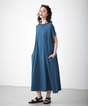  【WOMEN】キャップスリーブ　ワンピース