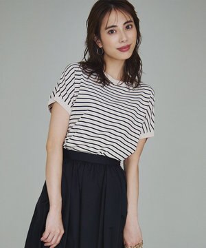  【新色追加/VERY5月号掲載】レーヨンポリエステルストレッチ プルオーバー ニット