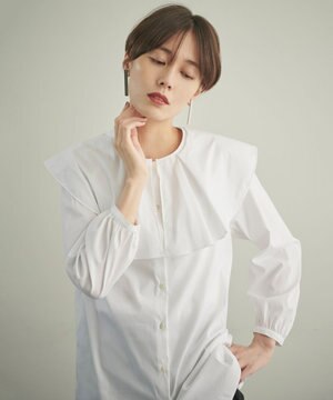 【ANSWER for ほど甘トレンド】ピーターパンカラーシャツ