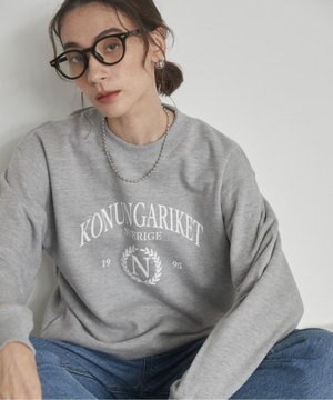  【ANGIE VINTAGE】カレッジロゴスウェット