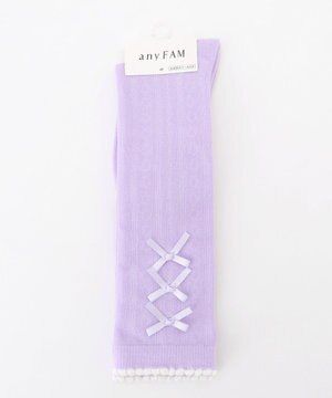  サイドリボン ハイソックス