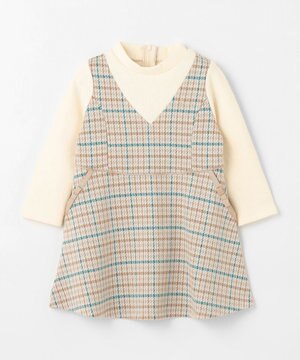 【90-100㎝】チェックワンピース