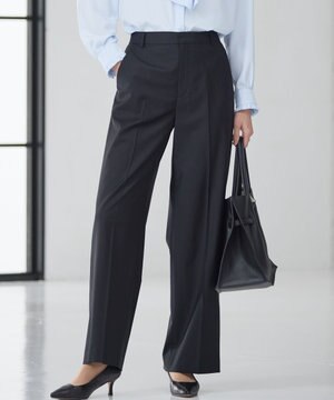  【セットアップ着用】ファインネスウール ワイド パンツ