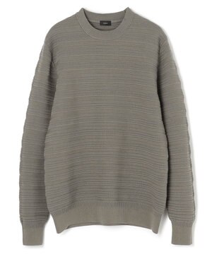  フレスコクレープ　クルーネックニット