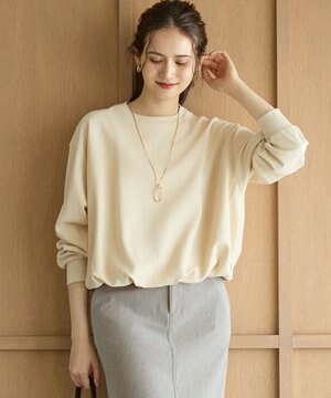  【SLOW/一部店舗限定】ライトダンボール バルーン スウェット