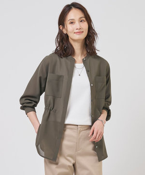 【冷房対策に】RELAXION Sheer ボイル ブラウス