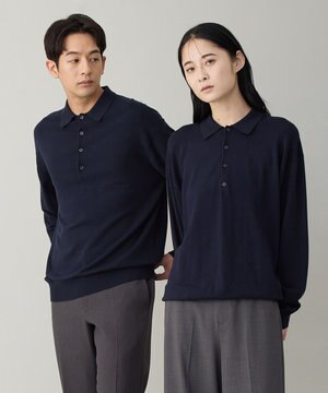 【男女兼用】ソフトサーモ アンチピリングニット ポロ