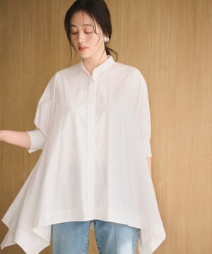 【ANSWER for ほど甘トレンド】ハンカチーフヘムシャツ