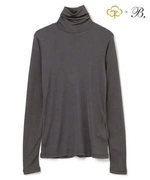  Washable Silk / Hi-neck Long Sleeve T ハイネック Tシャツ