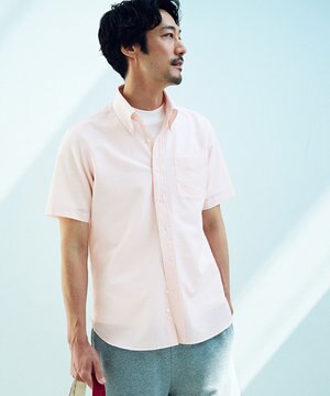  過酷な夏を乗り切るマストな1着！【 高通気性 / 軽量 / ノンアイロン / 撥水】【BEAT HEAT SYSTEM】半袖シャツ / B.D.