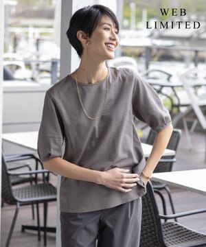  【WEB限定カラーあり・抗菌消臭・吸水速乾】サッカージャージー ボリュームスリーブ カットソー