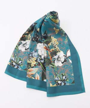 ボタニカルプリント スカーフ