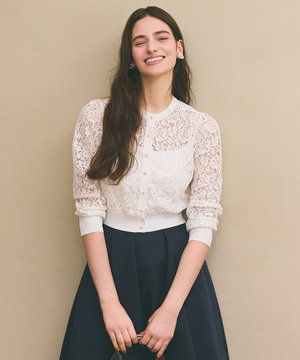 【洗える!】GENIUS OF LACE カーディガン