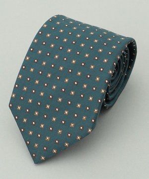  【日本製】西陣ネクタイ_グリーン・ピーコック系