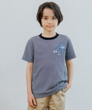 【140-170cm】エンブレムTシャツ